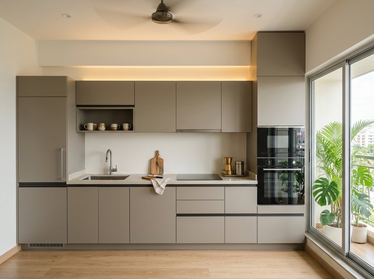 A kitchen in the Contemporary style