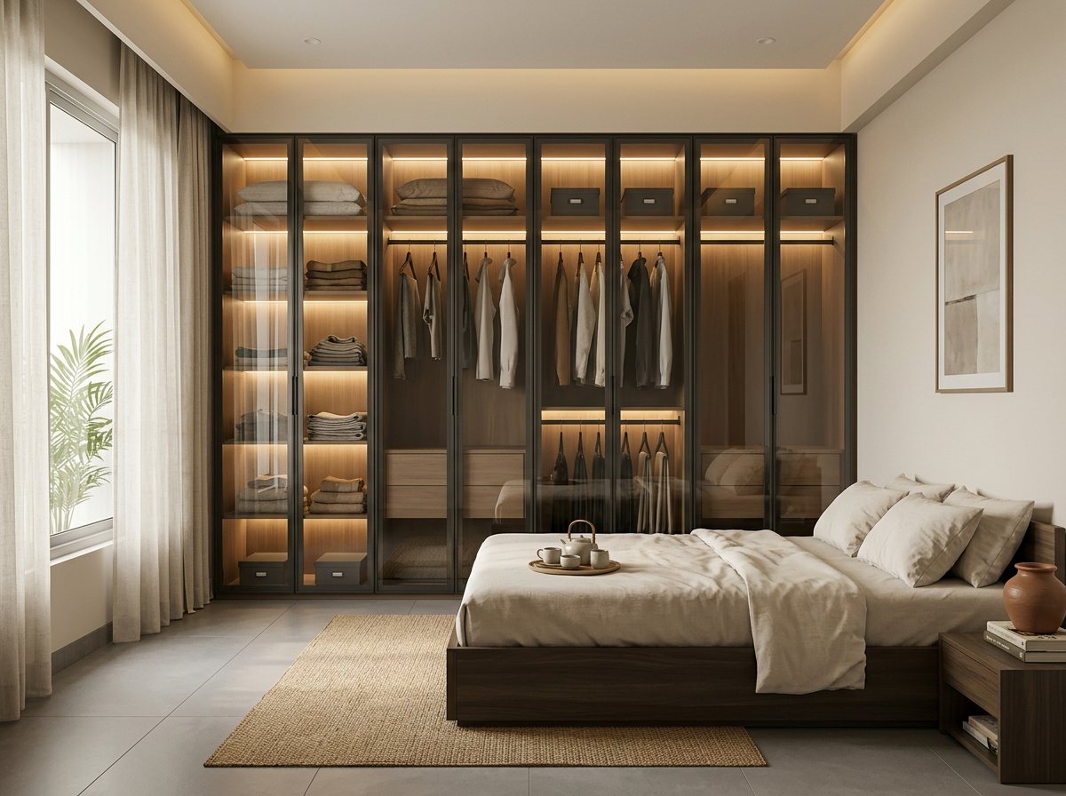 A bedroom in the Minimalist style